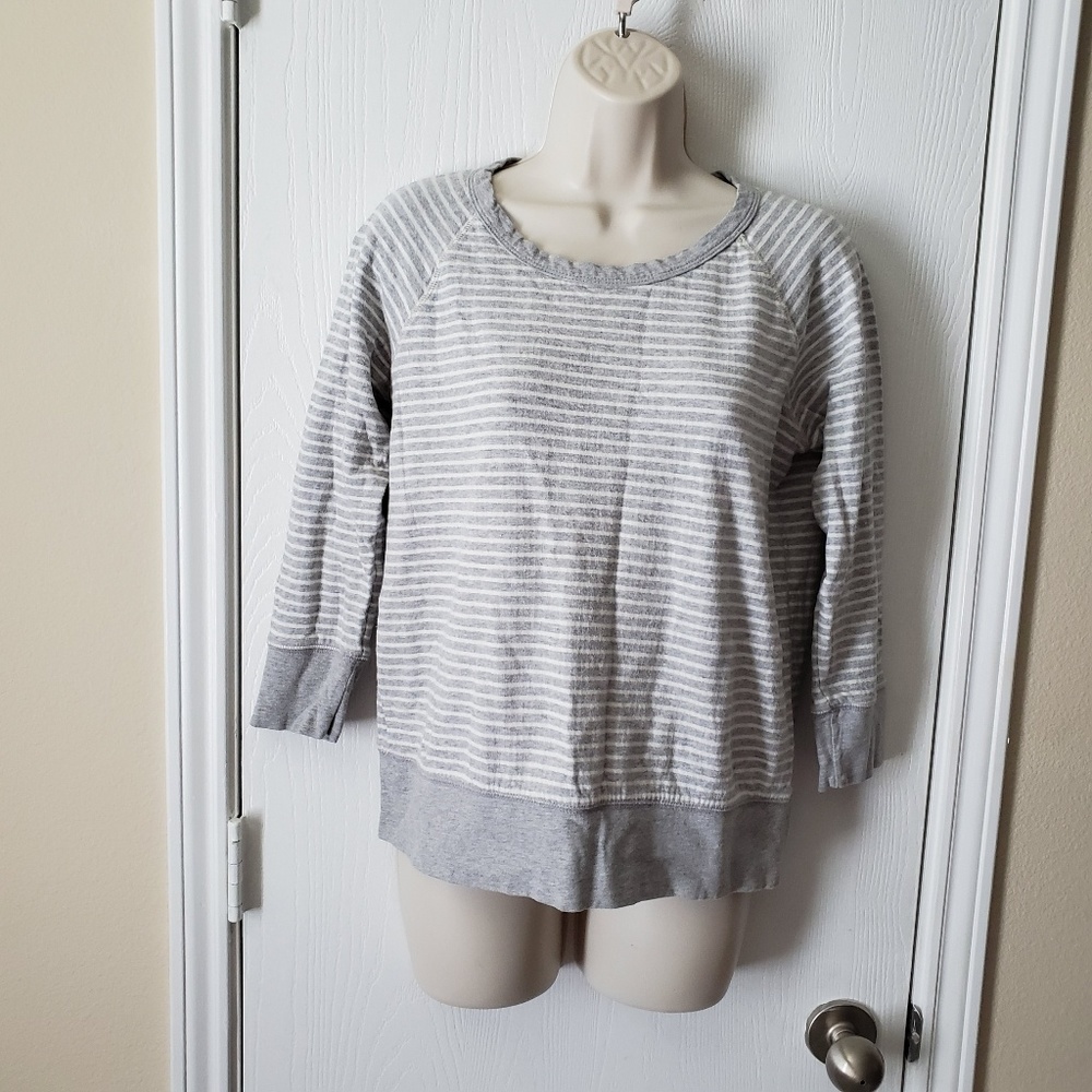 James Perse Raglan Pullover Sweatshirt in …